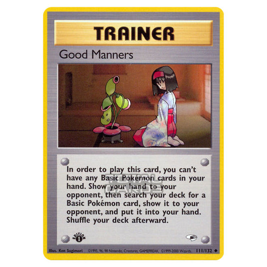 Pokemon - Gym - Gym Heroes - Good Manners - 111/132