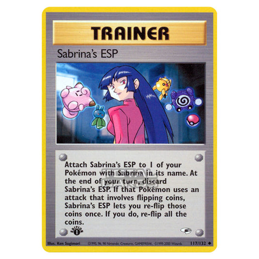 Pokemon - Gym - Gym Heroes - Sabrina's ESP - 117/132