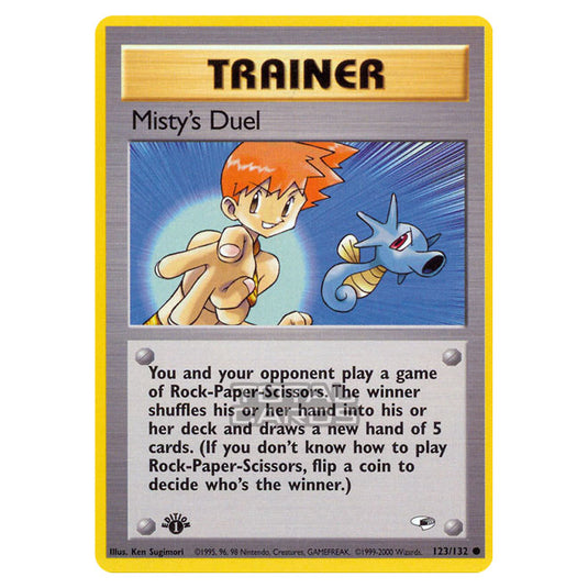 Pokemon - Gym - Gym Heroes - Misty's Duel - 123/132