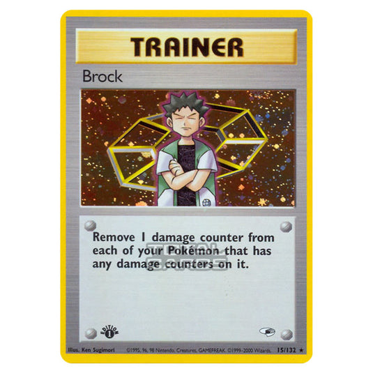 Pokemon - Gym - Gym Heroes - Brock - 15/132 Pokemon - Gym - Gym Heroes - Brock - 15/132