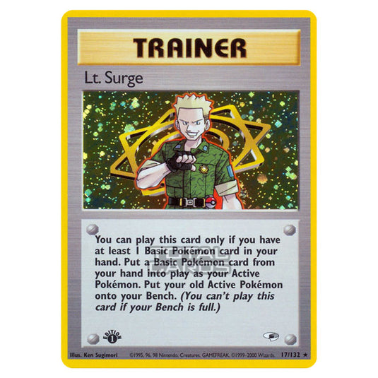 Pokemon - Gym - Gym Heroes - Lt. Surge - 17/132