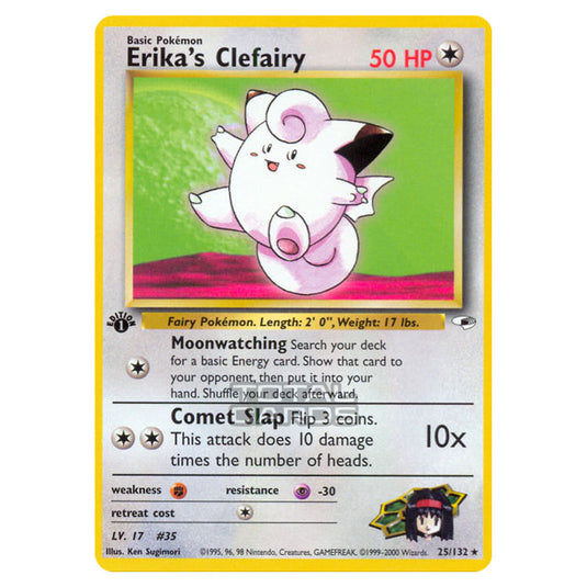 Pokemon - Gym - Gym Heroes - Erika's Clefairy - 25/132