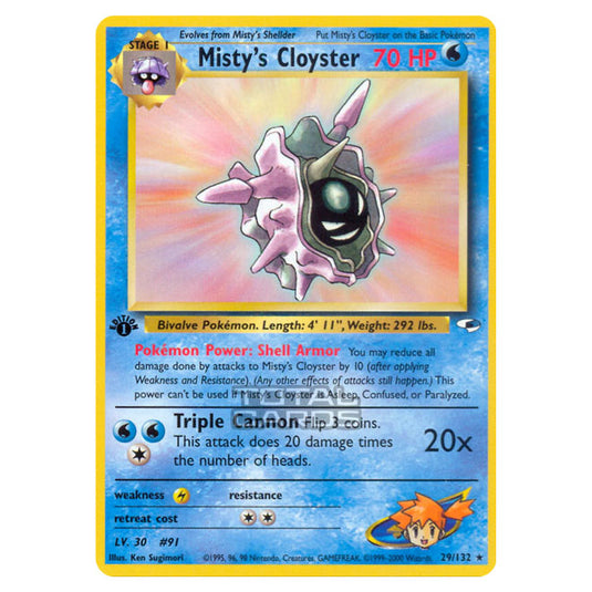 Pokemon - Gym - Gym Heroes - Misty's Cloyster - 29/132