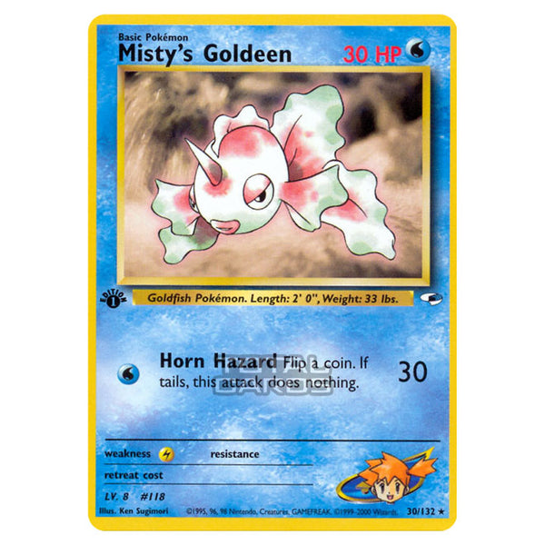 Pokemon - Gym - Gym Heroes - Misty's Goldeen - 30/132 Pokemon - Gym - Gym Heroes - Misty's Goldeen - 30/132