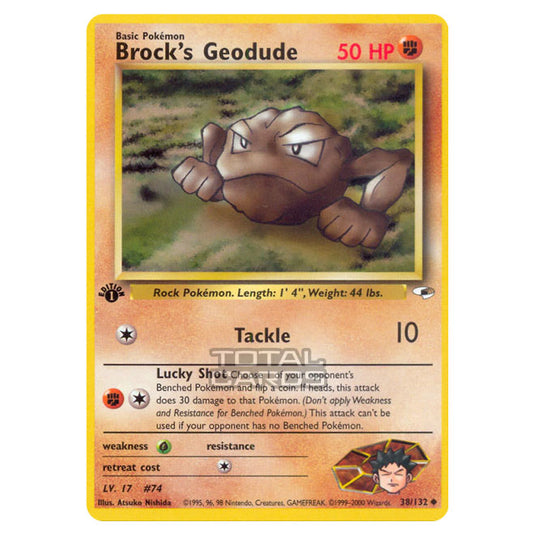 Pokemon - Gym - Gym Heroes - Brock's Geodude - 38/132