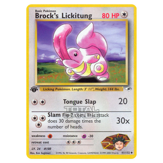 Pokemon - Gym - Gym Heroes - Brock's Lickitung - 41/132