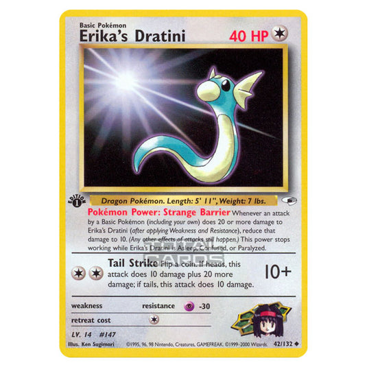 Pokemon - Gym - Gym Heroes - Erika's Dratini - 42/132