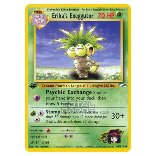 Pokemon - Gym - Gym Heroes - Erika's Exeggutor - 44/132