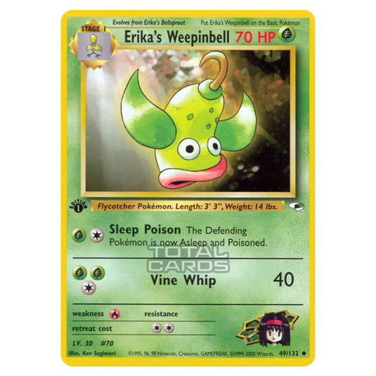 Pokemon - Gym - Gym Heroes - Erika's Weepinbell - 49/132