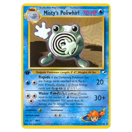 Pokemon - Gym - Gym Heroes - Misty's Poliwhirl - 53/132