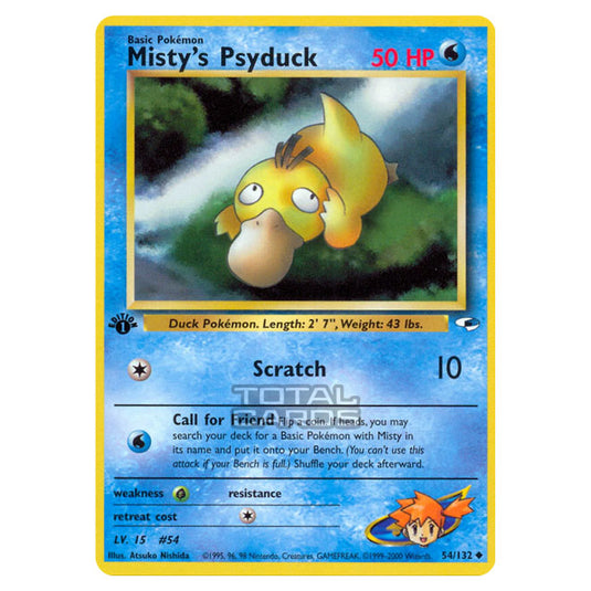 Pokemon - Gym - Gym Heroes - Misty's Psyduck - 54/132