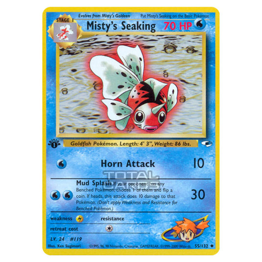 Pokemon - Gym - Gym Heroes - Misty's Seaking - 55/132