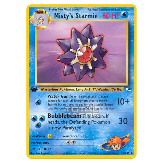 Pokemon - Gym - Gym Heroes - Misty's Starmie - 56/132