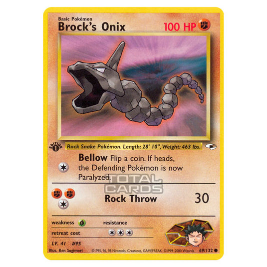 Pokemon - Gym - Gym Heroes - Brock's Onix - 69/132