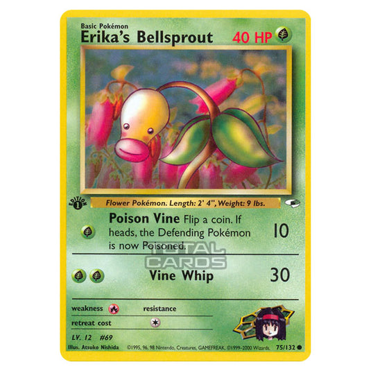 Pokemon - Gym - Gym Heroes - Erika's Bellsprout - 75/132