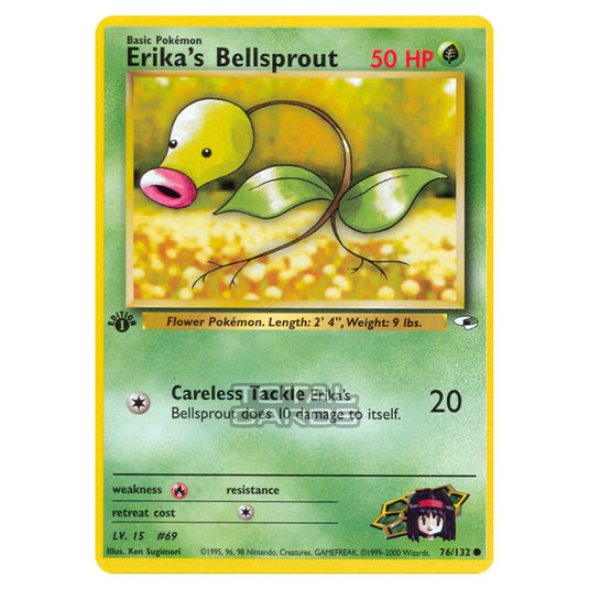 Pokemon - Gym - Gym Heroes - Erika's Bellsprout - 76/132