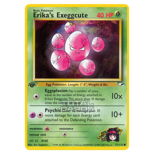 Pokemon - Gym - Gym Heroes - Erika's Exeggcute - 77/132