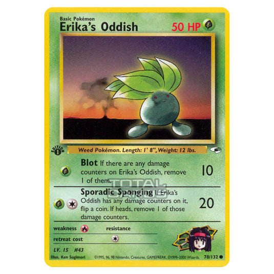 Pokemon - Gym - Gym Heroes - Erika's Oddish - 78/132