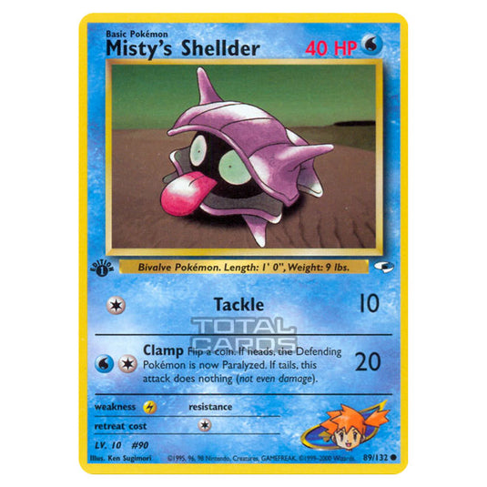 Pokemon - Gym - Gym Heroes - Misty's Shellder - 89/132