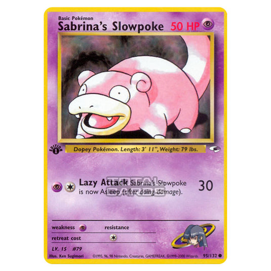 Pokemon - Gym - Gym Heroes - Sabrina's Slowpoke - 95/132