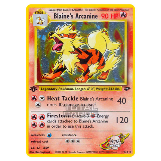 Pokemon - Gym - Gym Challenge - Blaine's Arcanine - 1/132