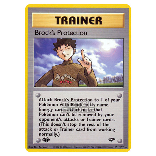 Pokemon - Gym - Gym Challenge - Brock's Protection - 101/132