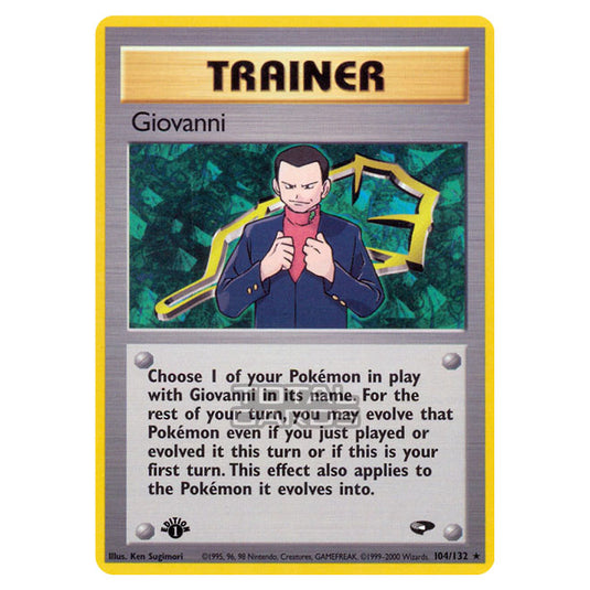 Pokemon - Gym - Gym Challenge - Giovanni - 104/132 Pokemon - Gym - Gym Challenge - Giovanni - 104/132