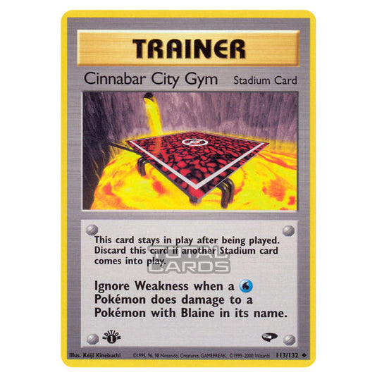 Pokemon - Gym - Gym Challenge - Cinnabar City Gym - 113/132