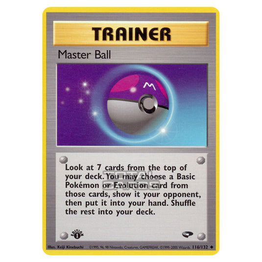 Pokemon - Gym - Gym Challenge - Master Ball - 116/132