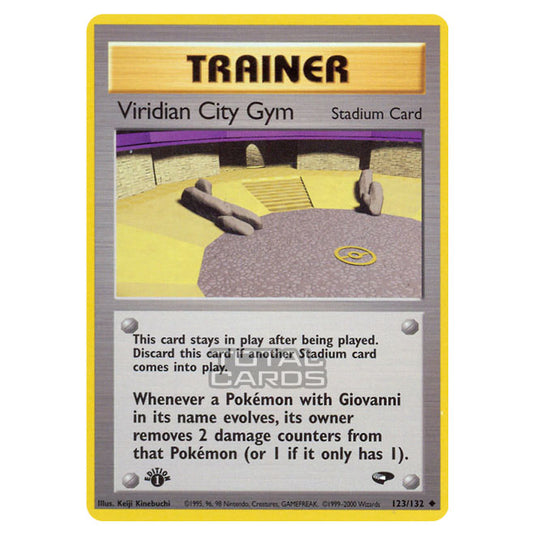 Pokemon - Gym - Gym Challenge - Viridian City Gym - 123/132
