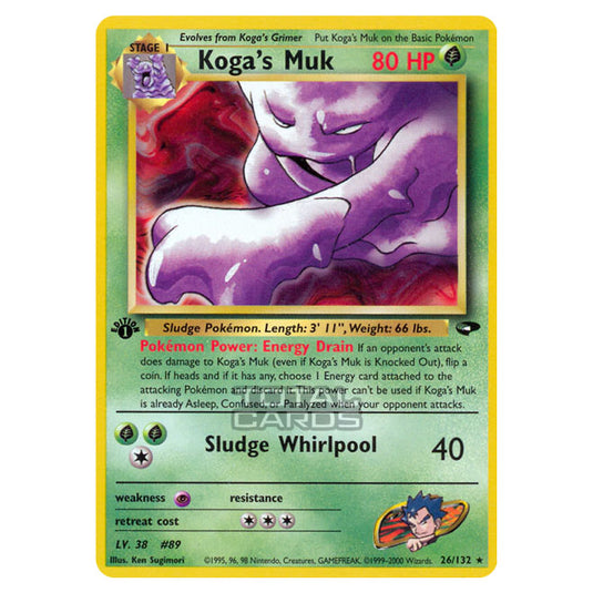 Pokemon - Gym - Gym Challenge - Koga's Muk - 26/132