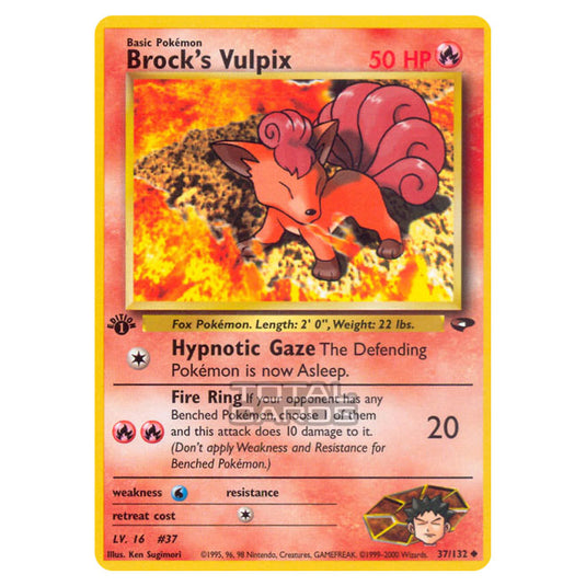 Pokemon - Gym - Gym Challenge - Brock's Vulpix - 37/132