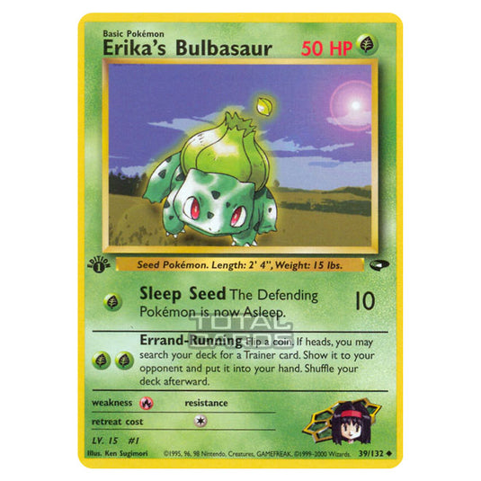 Pokemon - Gym - Gym Challenge - Erika's Bulbasaur - 39/132