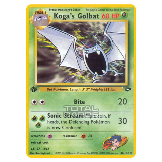 Pokemon - Gym - Gym Challenge - Koga's Golbat - 46/132