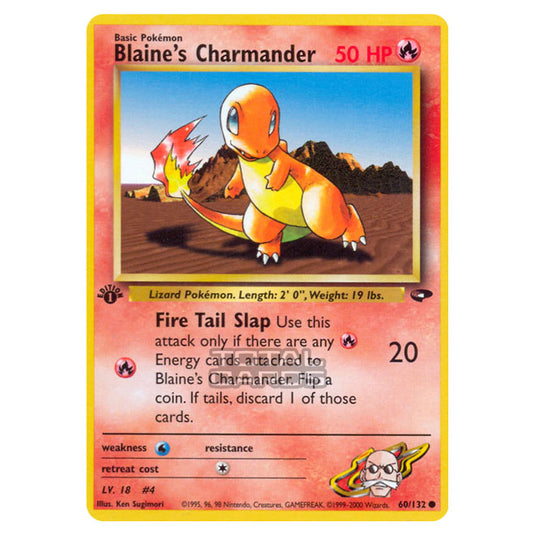 Pokemon - Gym - Gym Challenge - Blaine's Charmander - 60/132