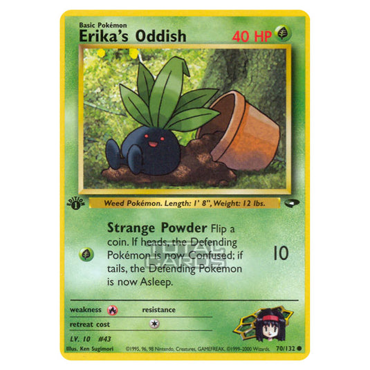 Pokemon - Gym - Gym Challenge - Erika's Oddish - 70/132