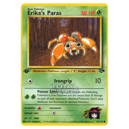 Pokemon - Gym - Gym Challenge - Erika's Paras - 71/132