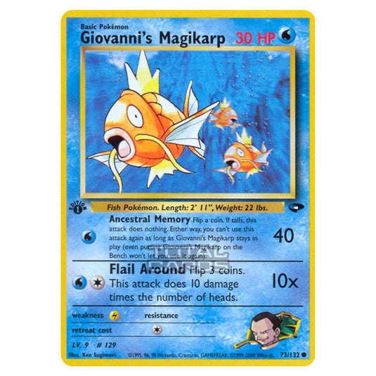 Pokemon - Gym - Gym Challenge - Giovanni's Magikarp - 73/132