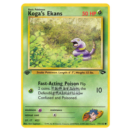 Pokemon - Gym - Gym Challenge - Koga's Ekans - 77/132