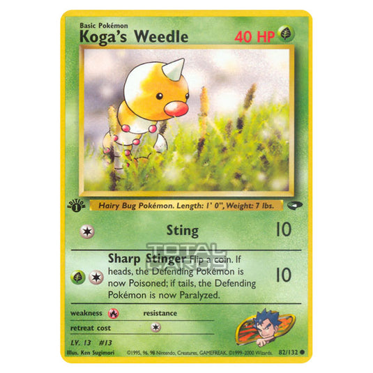 Pokemon - Gym - Gym Challenge - Koga's Weedle - 82/132