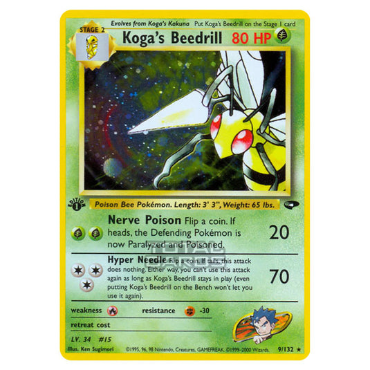 Pokemon - Gym - Gym Challenge - Koga's Beedrill - 9/132