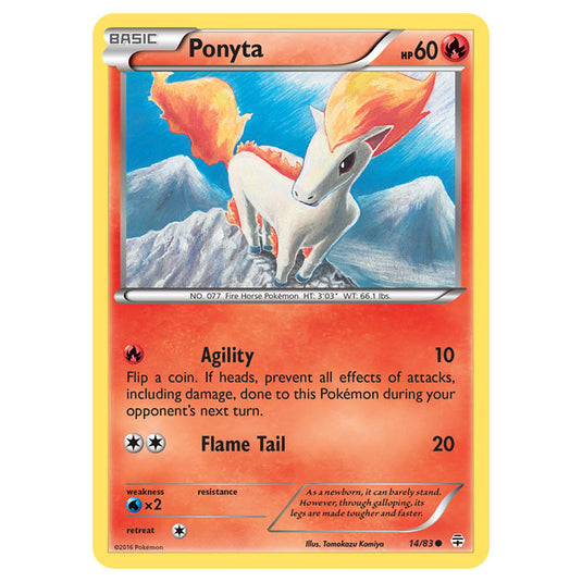 Pokemon - XY - Generations - Ponyta - 14/115