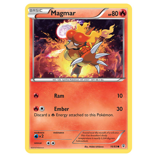 Pokemon - XY - Generations - Magmar - 16/115