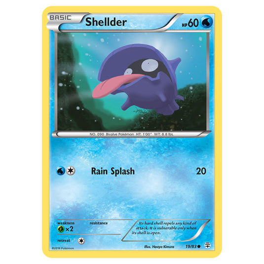 Pokemon - XY - Generations - Shellder - 19/115