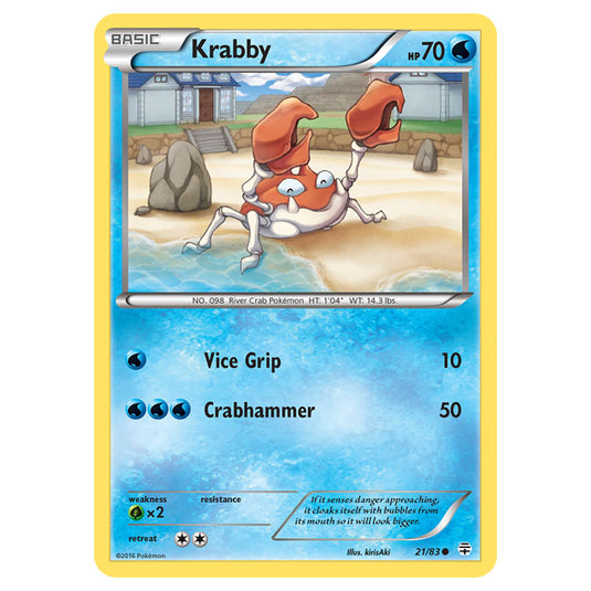 Pokemon - XY - Generations - Krabby - 21/115