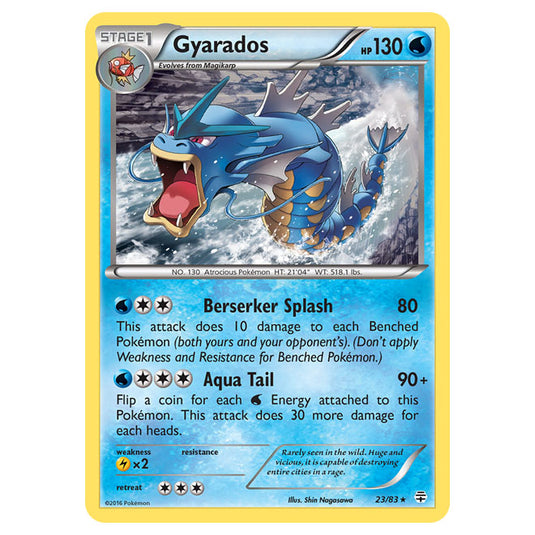 Pokemon - XY - Generations - Gyarados - 23/115