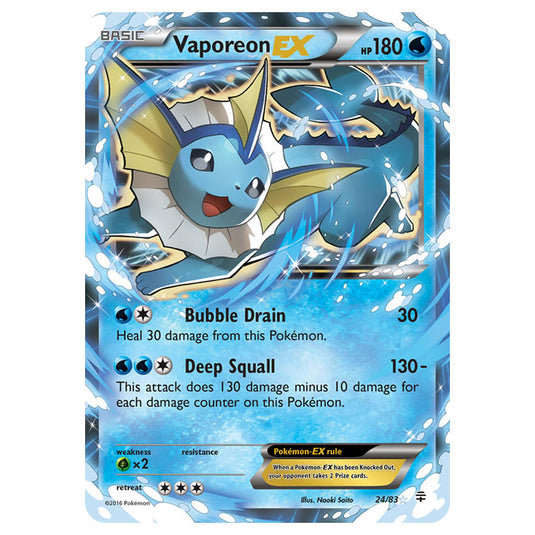 Pokemon - XY - Generations - Vaporeon-EX - 24/115