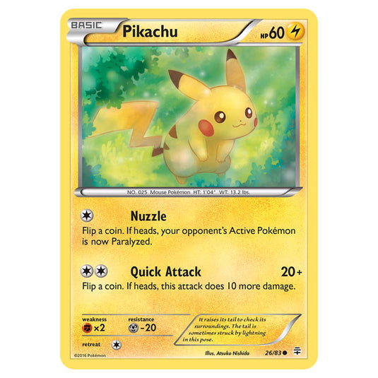 Pokemon - XY - Generations - Pikachu - 26/115