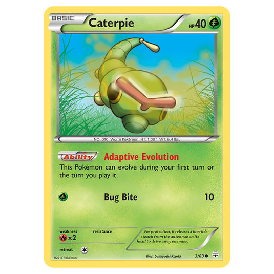 Pokemon - XY - Generations - Caterpie - 3/115