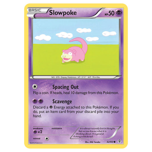 Pokemon - XY - Generations - Slowpoke - 32/115